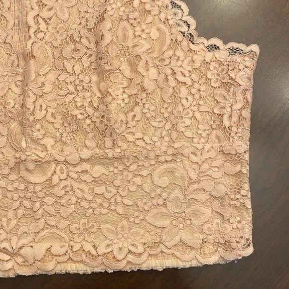 Blushing Lace Smocked Top by Express - Picture 4 of 16